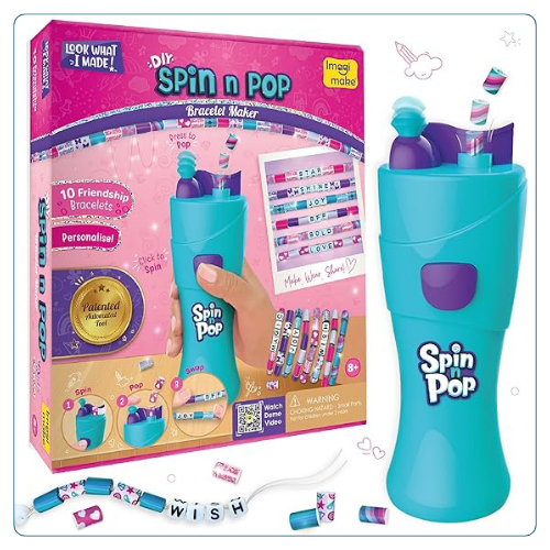 Imagimake Spin n Pop DIY Bracelet Making Kit