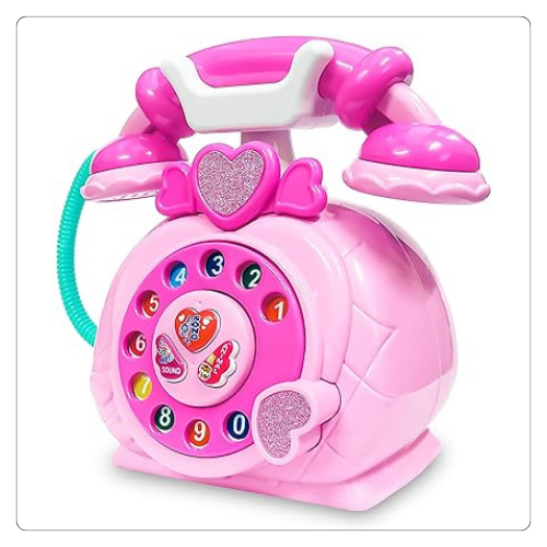 Classic Dial Receiver Simulation Telephone Toy