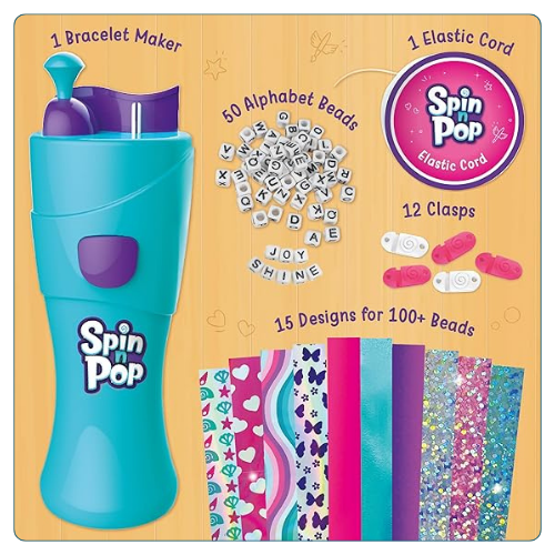 Imagimake Spin n Pop DIY Bracelet Making Kit