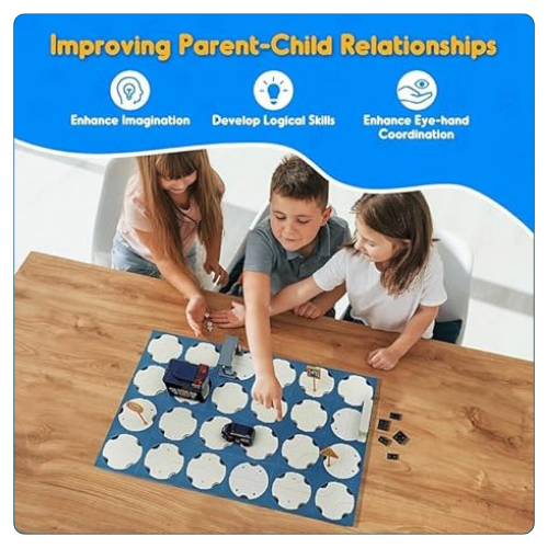 DIY Track Maze Race Car Building Block Set