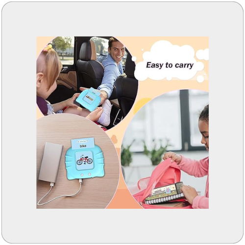 Rechargeable Educational Learning Talking Flash Cards