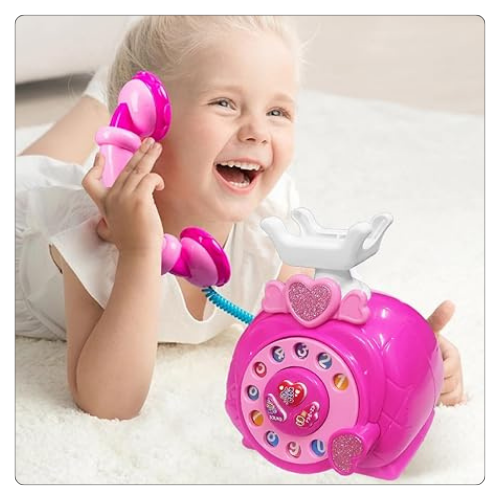 Classic Dial Receiver Simulation Telephone Toy