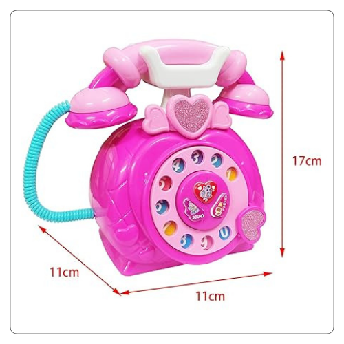 Classic Dial Receiver Simulation Telephone Toy