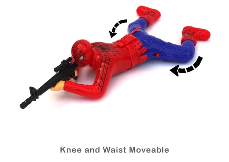 pmw Crawling Pose Superhero Spider Action Figure Moving Toy | Multicolor, For Kids, Superhero Theme, Crawling Pose, Action Figure