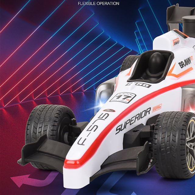 SUPER TOY 1:14 Scale Remote Control F1 Racing Car High Speed RC Booster Spray Formula 1 Car for Kids with Flash Light & Rechargeable Battery