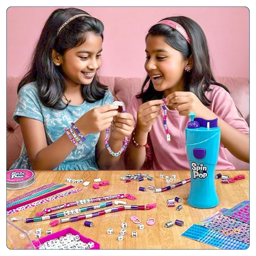 Imagimake Spin n Pop DIY Bracelet Making Kit