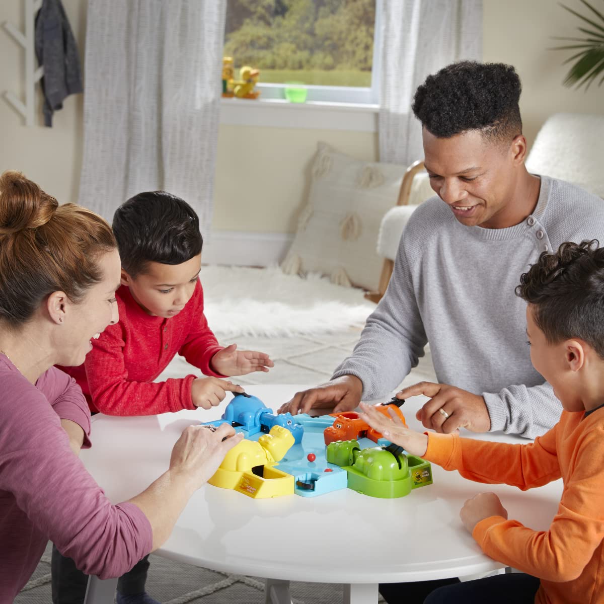 Hasbro Gaming Hungry Hungry Hippos Game, Fun Board Game For Kids, Game for Boys and Girls Ages 4 years old and Up