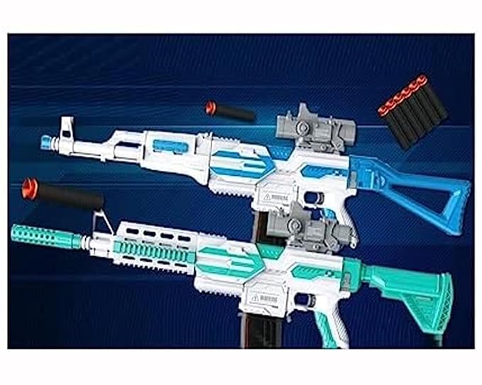 AK47 Electric Burst Gun Toy for Kids Automatic Assault Rifle M416