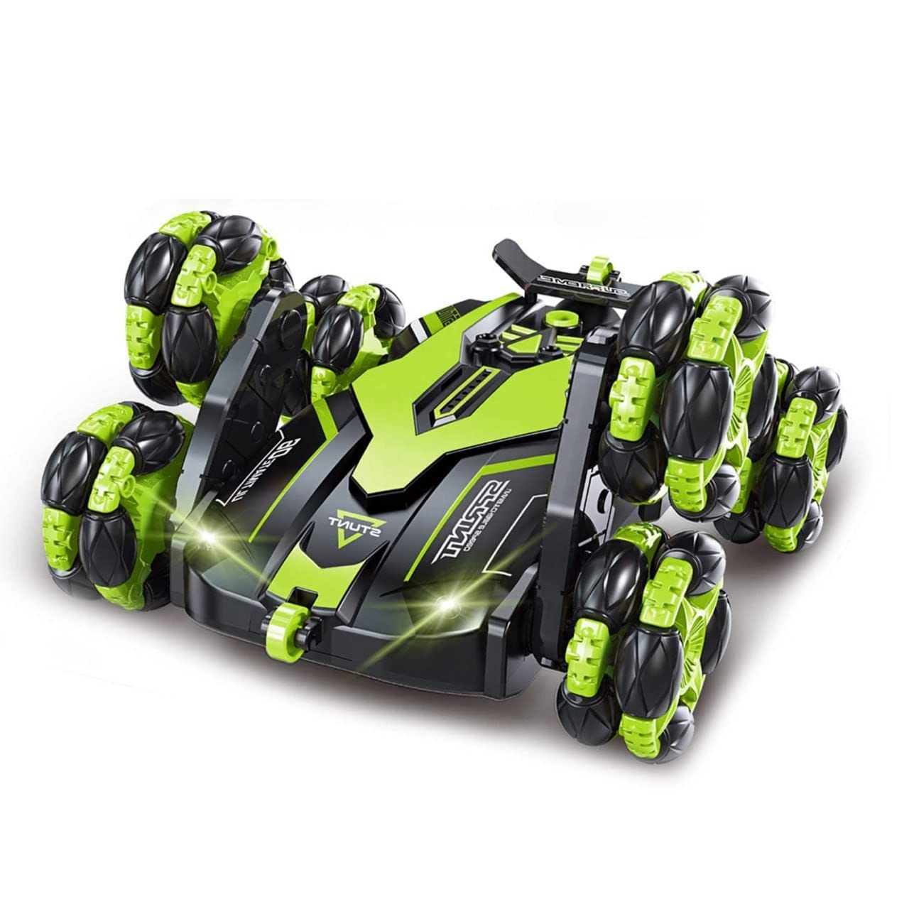 Shree HANS Creation RC Laser 6 Wheel Remote Control Laser Stunt Car 2.4G Off-Road High Speed Telescopic RC Truck Double Sided with 360° Rotating Twisting Drift Car Toy for Kids Multicolor.