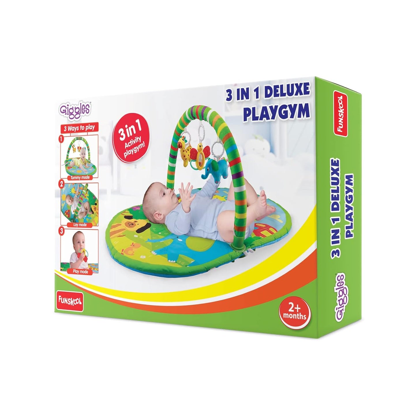 Funskool 3 in 1 Deluxe PLAYGYM-9949300 Multicolor (0 Pieces)
