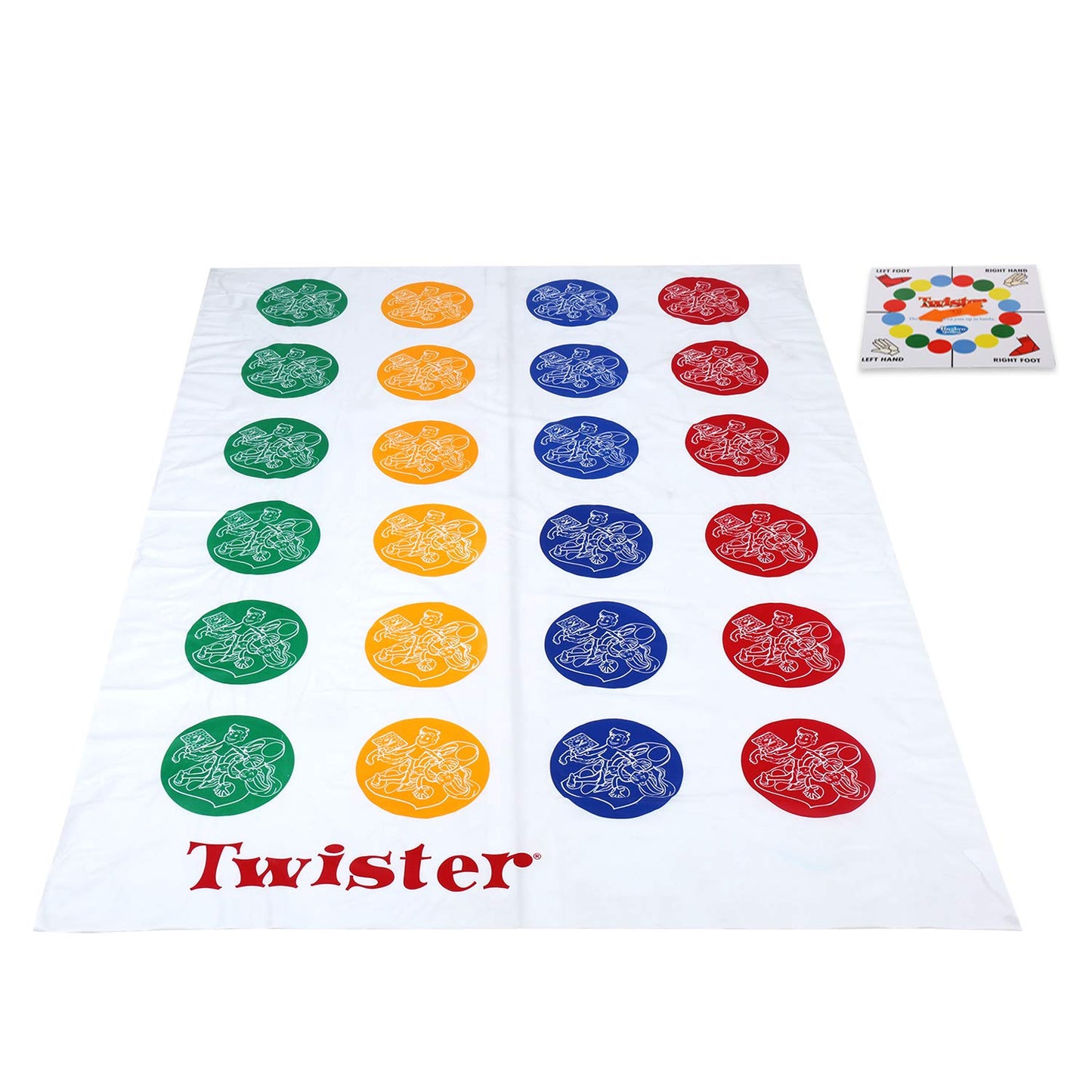 Hasbro Gaming - Twister Party Game for Family and Kids Ages 4 and Up, Indoor and Outdoor Game for Kids Ages 4+, 2-4 Players