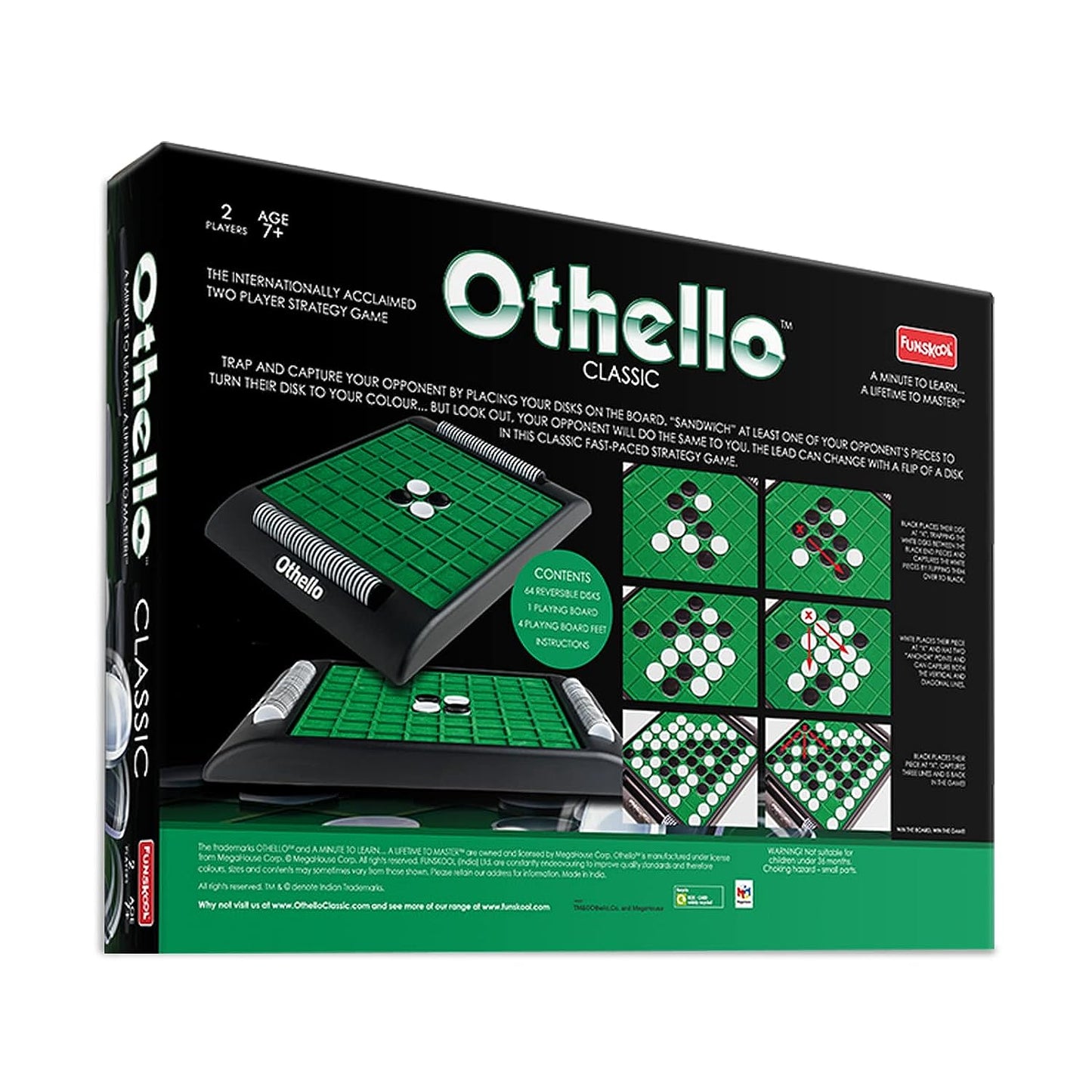 Funskool Games - Othello, Multicolor, Big Kid