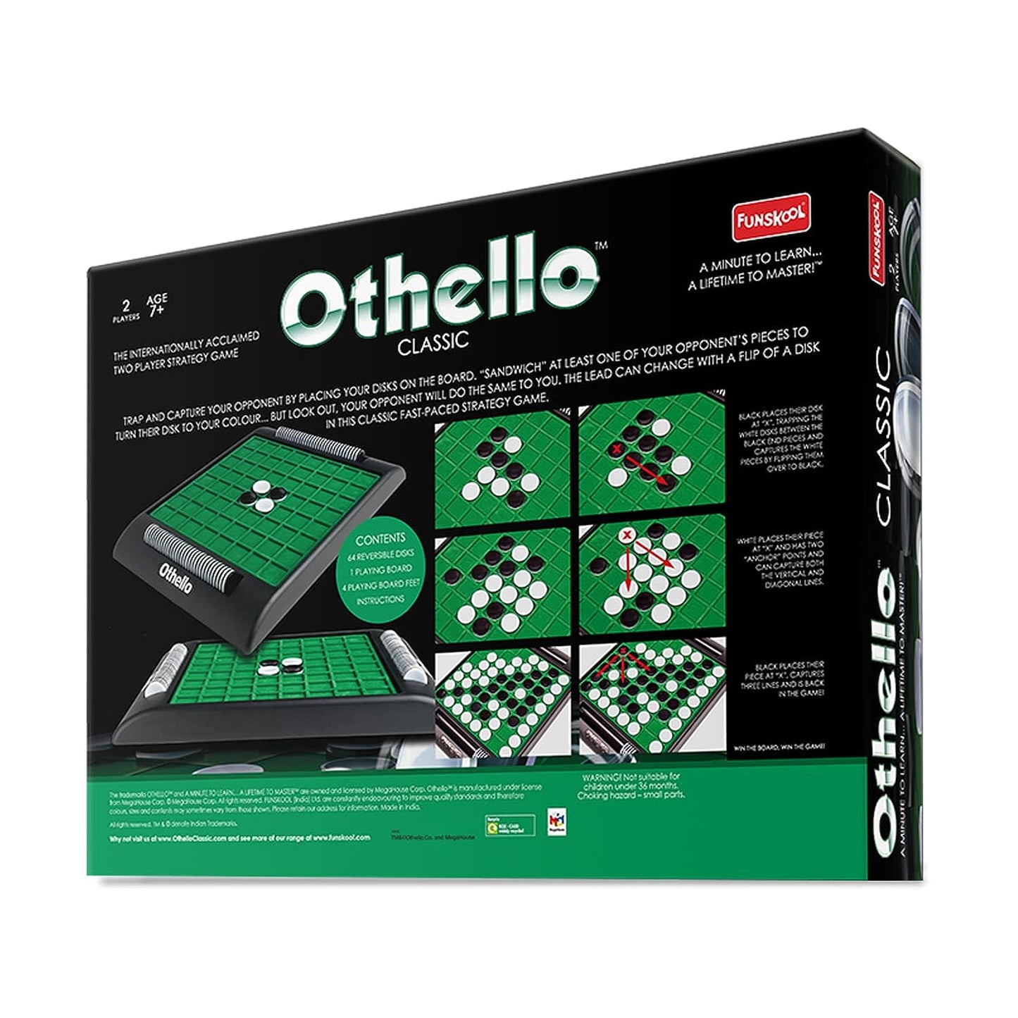 Funskool Games - Othello, Multicolor, Big Kid