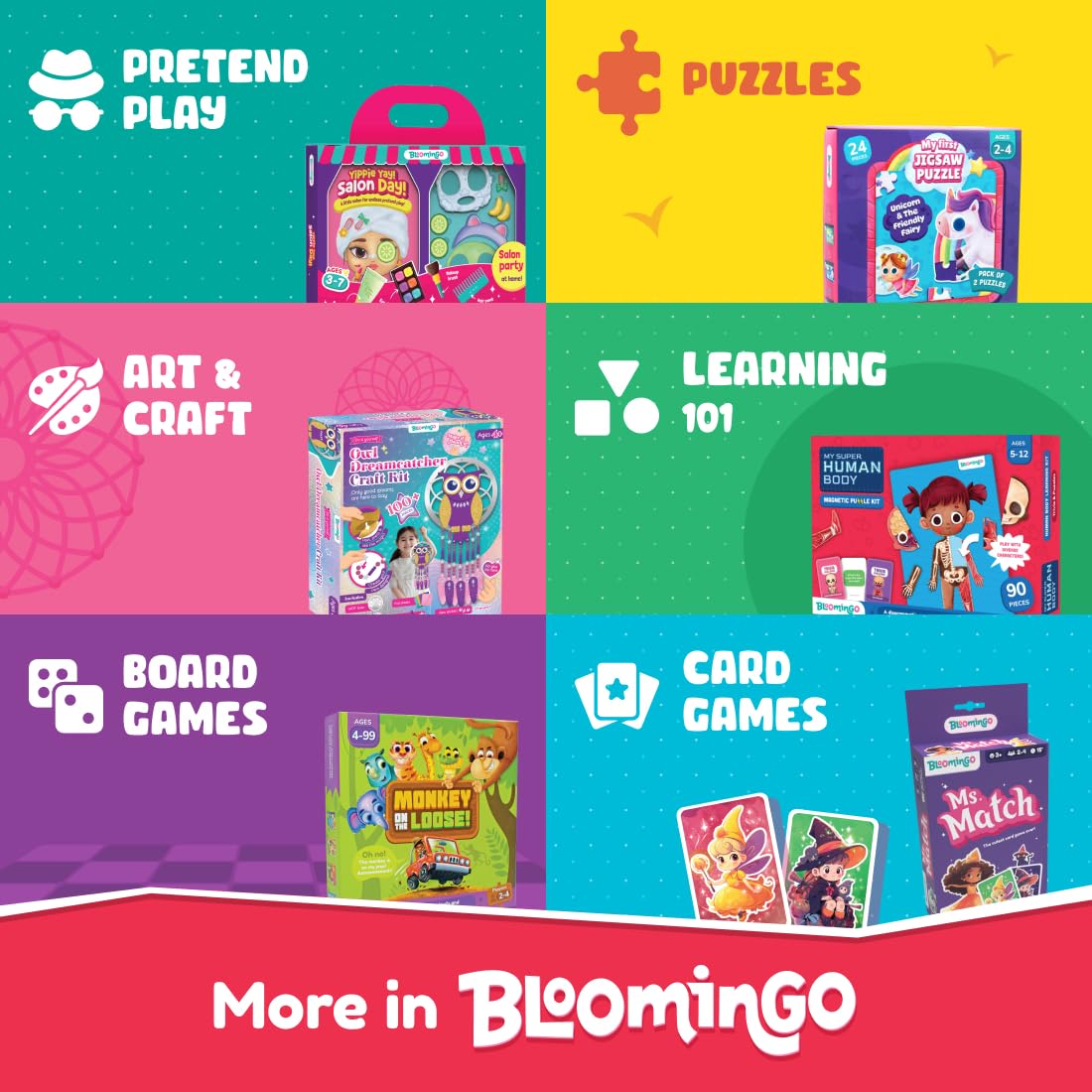 Bloomingo My Super Human Body Magnetic Puzzle Kit | Explore the Wonders of the Human Body with Fun Magnetic Layers | Learn About Skeleton, Muscles & Organs | Exciting Science Gift for Kids Age 5+