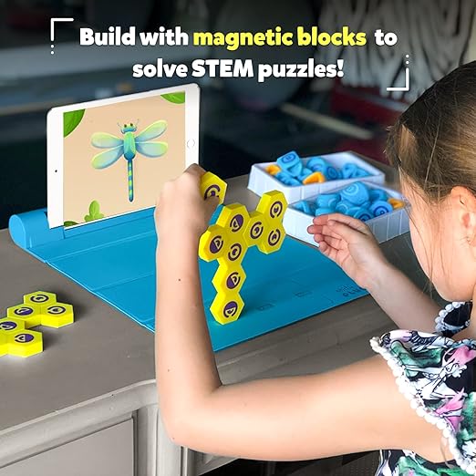 Make Screen Time into Learning Time with Plugo (3in1) Pack by PlayShifu: The Ultimate AR STEM Kit with 15 Interactive Games & 750+ Levels on Math, Problem Solving & Linguistics | Gifts for Kids 4-10