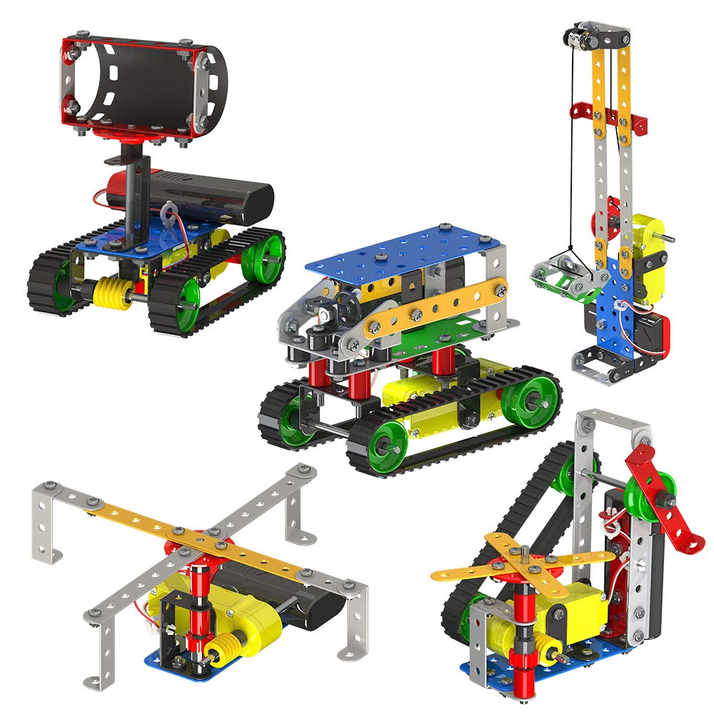 Mechanix Robotix-2 STEM Toy, Building and Construction Set for Boys and Girls Age 8+ Years, Motor and Gear