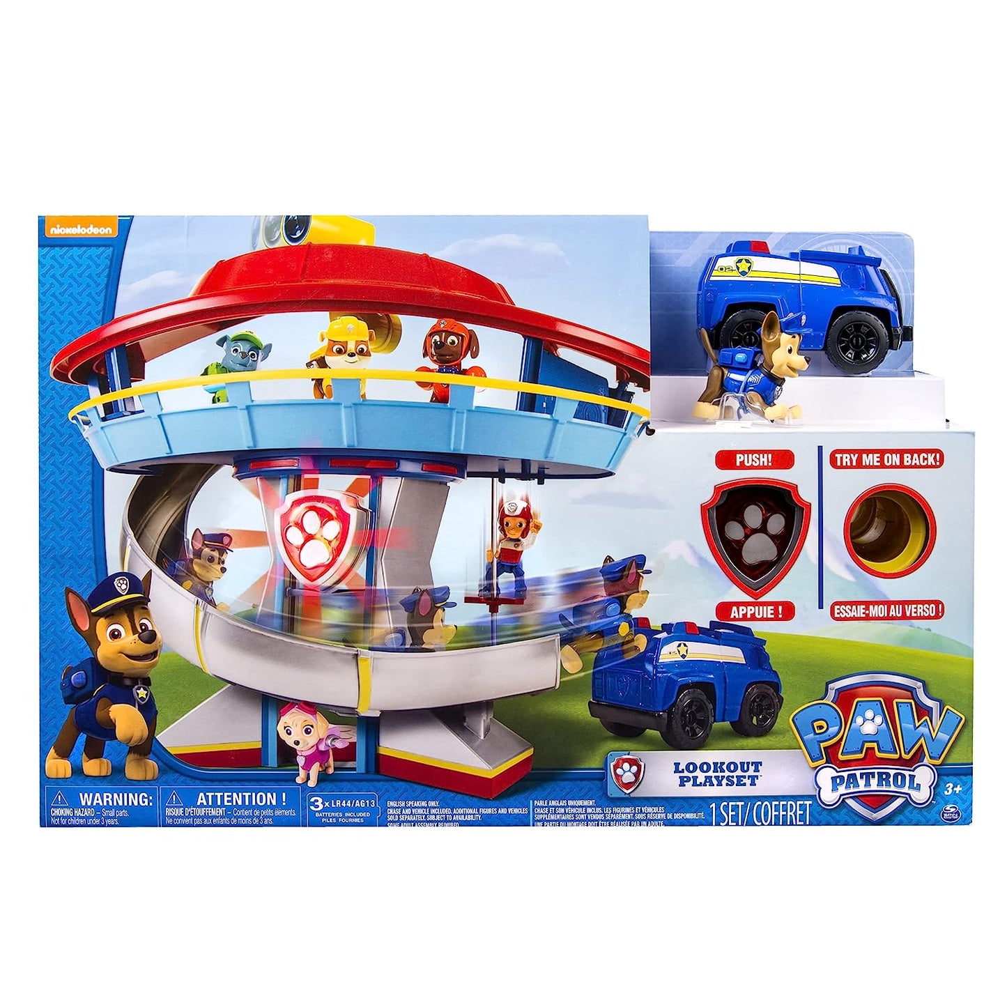 Paw Patrol Lookout Tower Playset, Toys for Boys, 3 Years & Above, Pre School, Action Figures