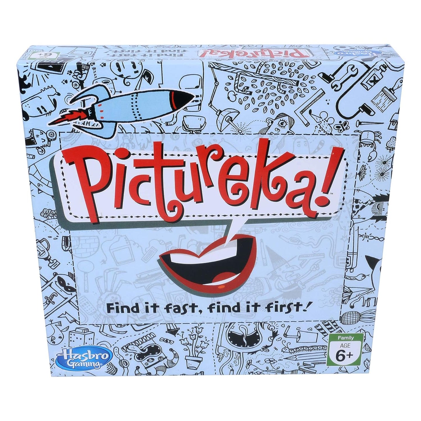 Hasbro Gaming Pictureka! Board Game, Fun Board Game for Family and Kids, Boys and Girls Ages 6 and Up, Indoor Classic Board Games & puzzels, Toys for Kids, Game for 2 or More Players