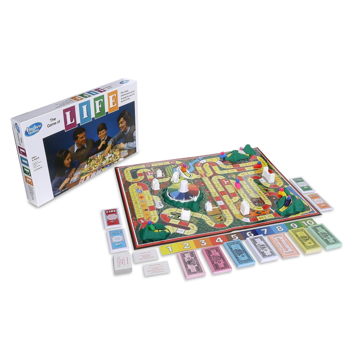 Hasbro Gaming - The Game of Life Board Game, Fun Board Game for Families and Kids, Classic Board Game For Boys & Girls Ages 9 and Up, Game for 2-8 Players