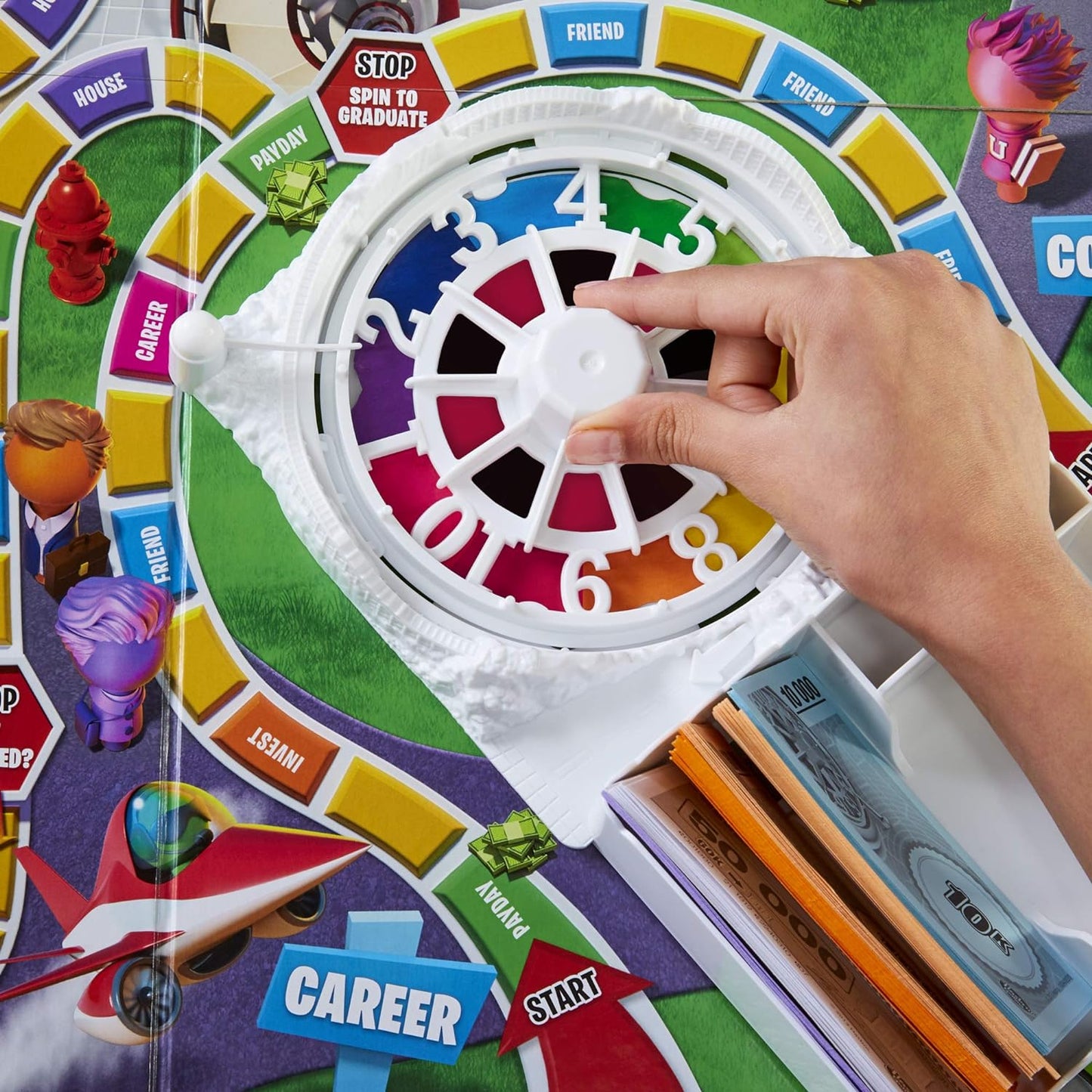 Hasbro Gaming - The Game of Life Board Game, Fun Board Game for Families and Kids, Classic Board Game for Boys & Girls Ages 8 and Up, Game for 2-8 Players