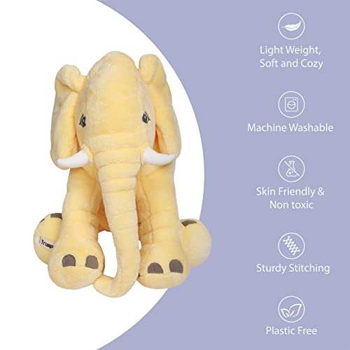 Mi Arcus Elephant Soft Toys for Girls Boys Kids Teddy and Bunny for Baby, Animal Stuffed Plush Toy 50 cm
