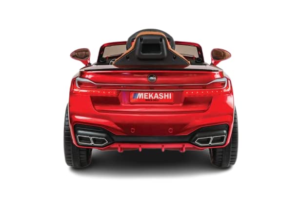 Mekashi Multi-Functional Battery Operated Ride on Car with Inbuilt Lights for Kids (Pack of 1, Red Metallic Painted)