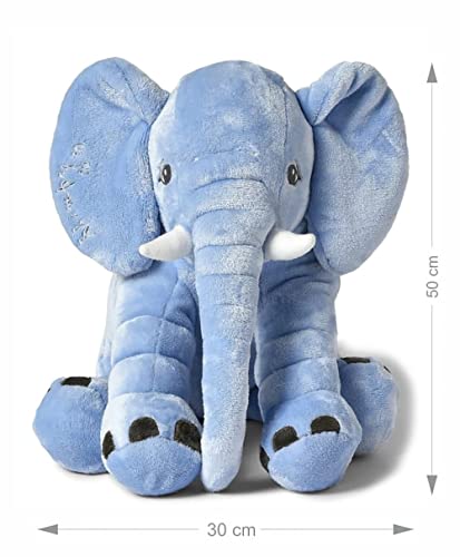 Mi Arcus Elephant Soft Toys for Girls Boys Kids Teddy and Bunny for Baby, Animal Stuffed Plush Toy 50 cm