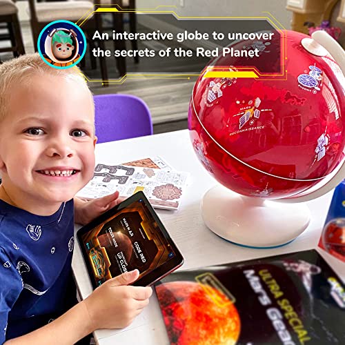 PlayShifu Educational Globe for Kids - Orboot Earth (Globe + App) Interactive AR World Globe | 400 Wonders, 1000+ Facts | STEM Toy Gifts for Kids 4-10 Years | No Borders, No Names on Orboot Globe