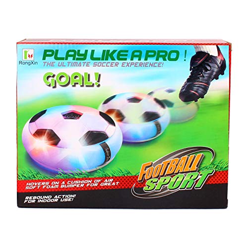 Toys for Kids Play Like A PRO Hover Football Ball Toys Montessori Soccer Disc Multi-Light Gliding Sports Gift Kids Outdoor Indoor Child
