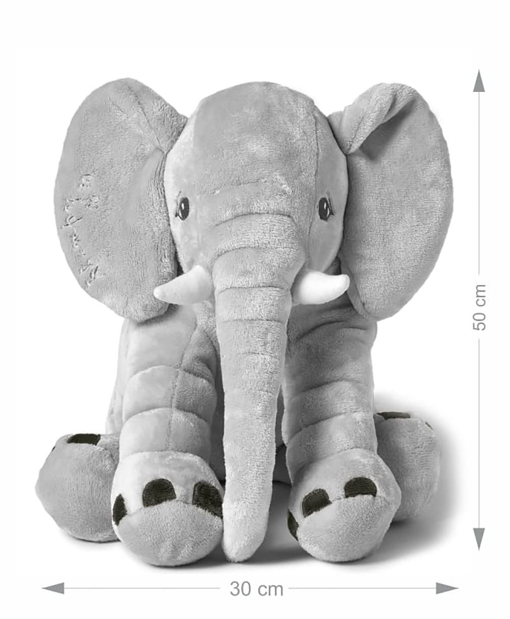 Mi Arcus Elephant Soft Toys for Girls Boys Kids Teddy and Bunny for Baby, Animal Stuffed Plush Toy 50 cm