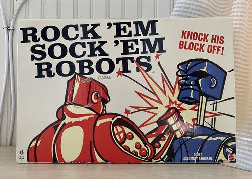 Rock'em Sock'em Robots Mattel 2014 Classic Boxing Toy Game New Sealed Original