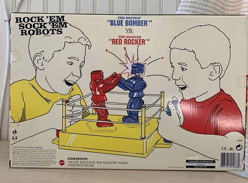 Rock'em Sock'em Robots Mattel 2014 Classic Boxing Toy Game New Sealed Original