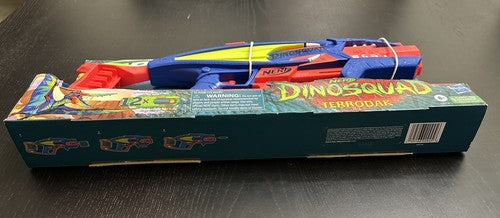 Nerf DinoSquad Terrodak 12 Nerf Elite Darts Dinosaur Design 4 Dart Toy Foam New