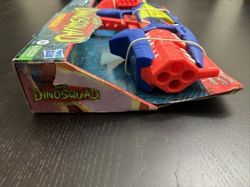 Nerf DinoSquad Terrodak 12 Nerf Elite Darts Dinosaur Design 4 Dart Toy Foam New