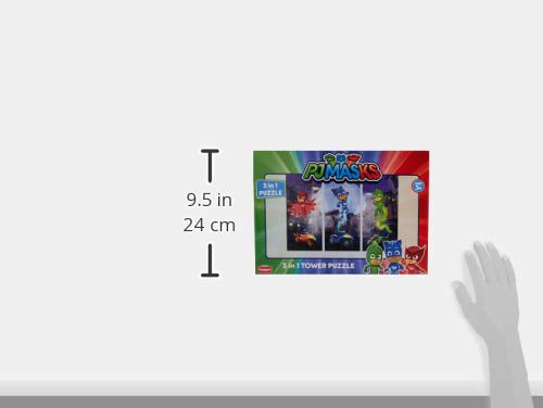 Funskool-PJ Masks Tower,Educational,120 Pieces,Puzzle,for 3 Year Old Kids and Above,Toy