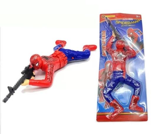 pmw Crawling Pose Superhero Spider Action Figure Moving Toy | Multicolor, For Kids, Superhero Theme, Crawling Pose, Action Figure