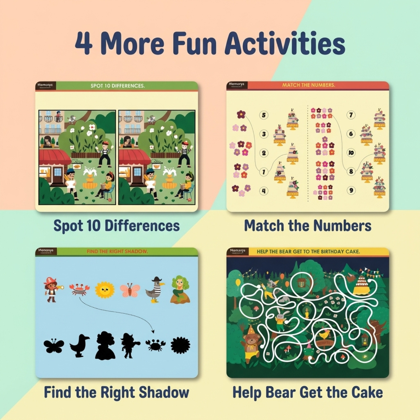Look & Find Fun - Activity Mat Set!