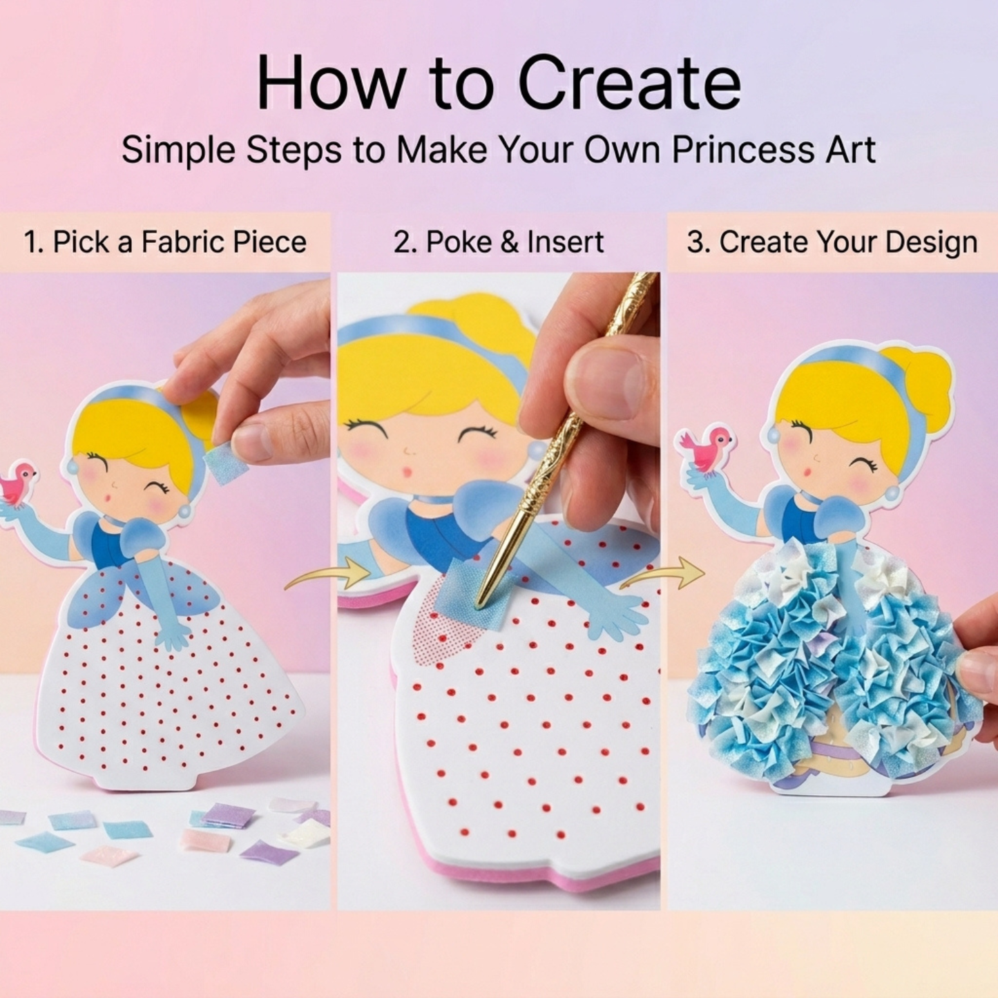 Poke In Art - Magical Princess kit