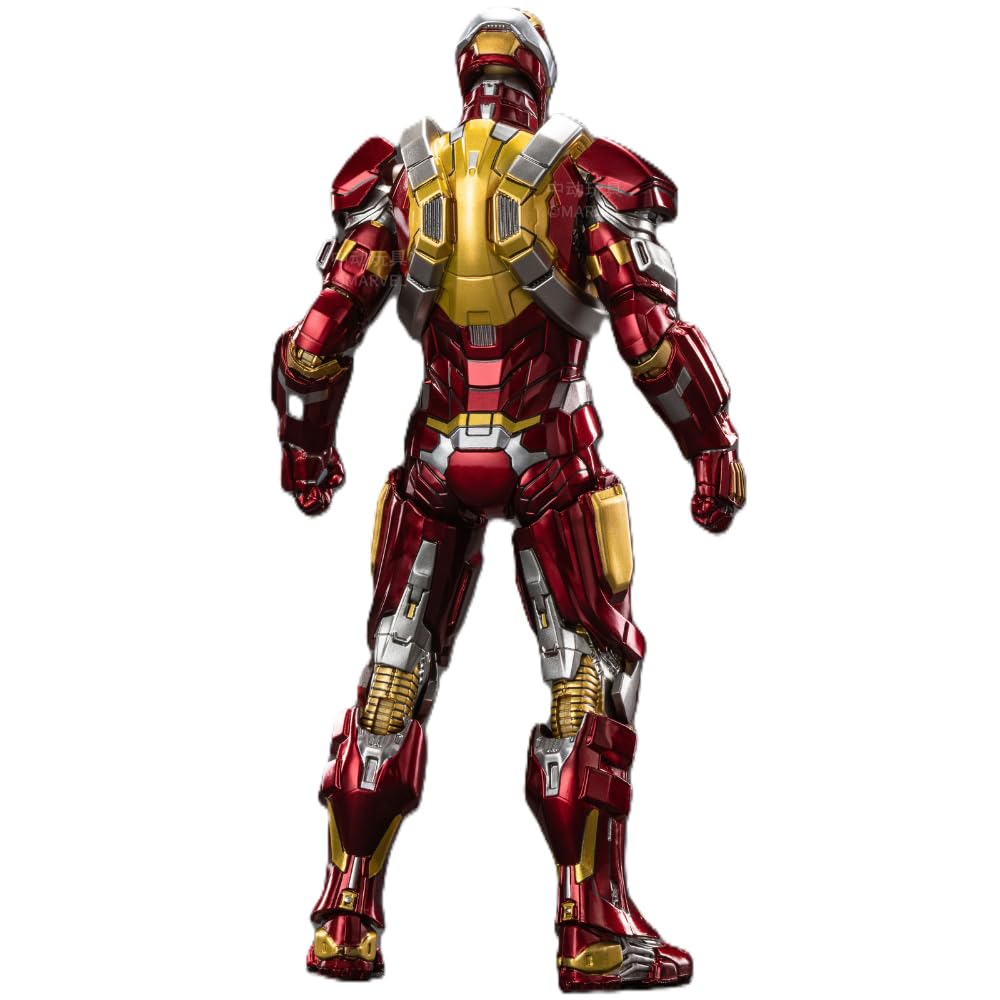 ZD Toys एक्शन फिगर - 7 इंच आयरन मैन मार्क 17 हार्टब्रेकर आर्मर, 1/10 स्केल, इंटरचेंजेबल हैंड्स, ब्लास्ट इफेक्ट्स, डिस्प्ले स्टैंड और टिकाऊ PVC बिल्ड, आदर्श गिफ्ट, उम्र 15+ साल