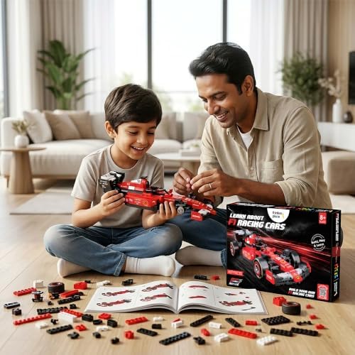 Lightning F1 Race Car Building Block Toy Set for 7+ (457 Pieces) Gifting for Boys and Girls