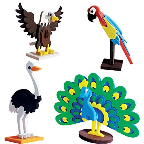 Imagimake Mapology Birds Around The World | Make 13 Miniature Models| 3D Puzzle for Kids | Birthday Gift for Girls & Boys | Educational Toys for 5,6,7,8,9 Years
