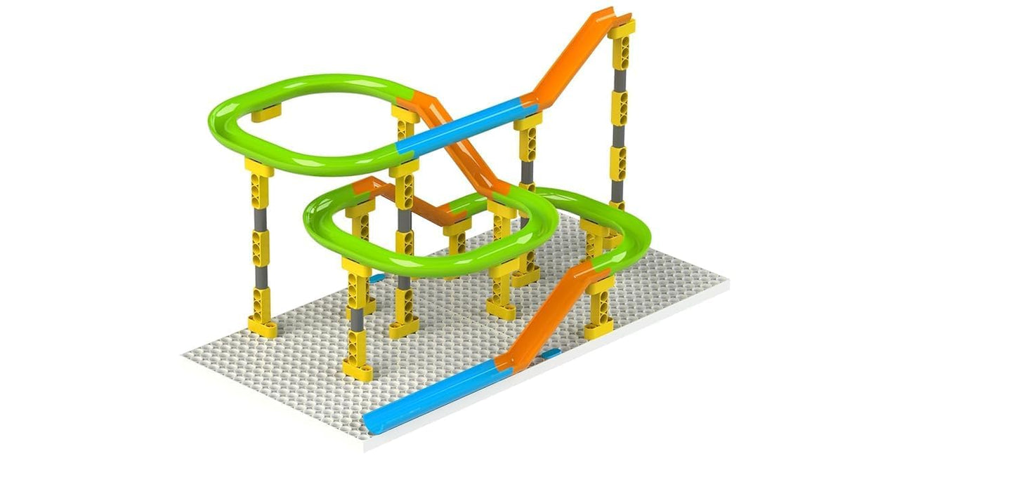 Kiti Kits Marble Run Design & Build Your Own Track 118 pcs Age 5 to 14 Years Players 1 and More