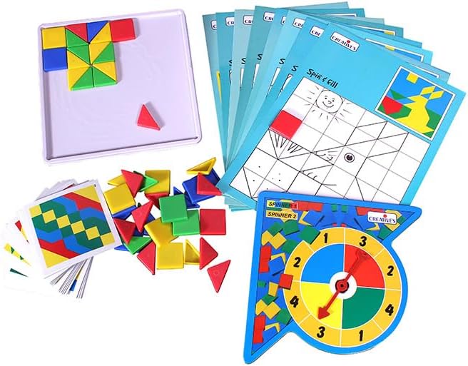 Creative's Pattern Play | Fun Learning with Pattern Cards and Tiles | Children to Understand Patterns |Creativity Fun Game for Kids| Spinner-Based Pattern Learning Game | Ages 4 & Up