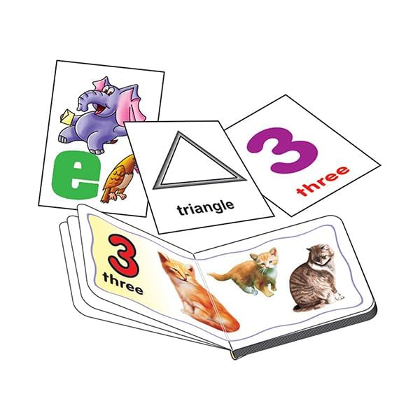 Creative's Pre-School Learning Pack-1 | Preschool Series | Learning Kit | Early Learning Pack |Board Books & Cards Education Pack for 3 to 5 Year's Kids