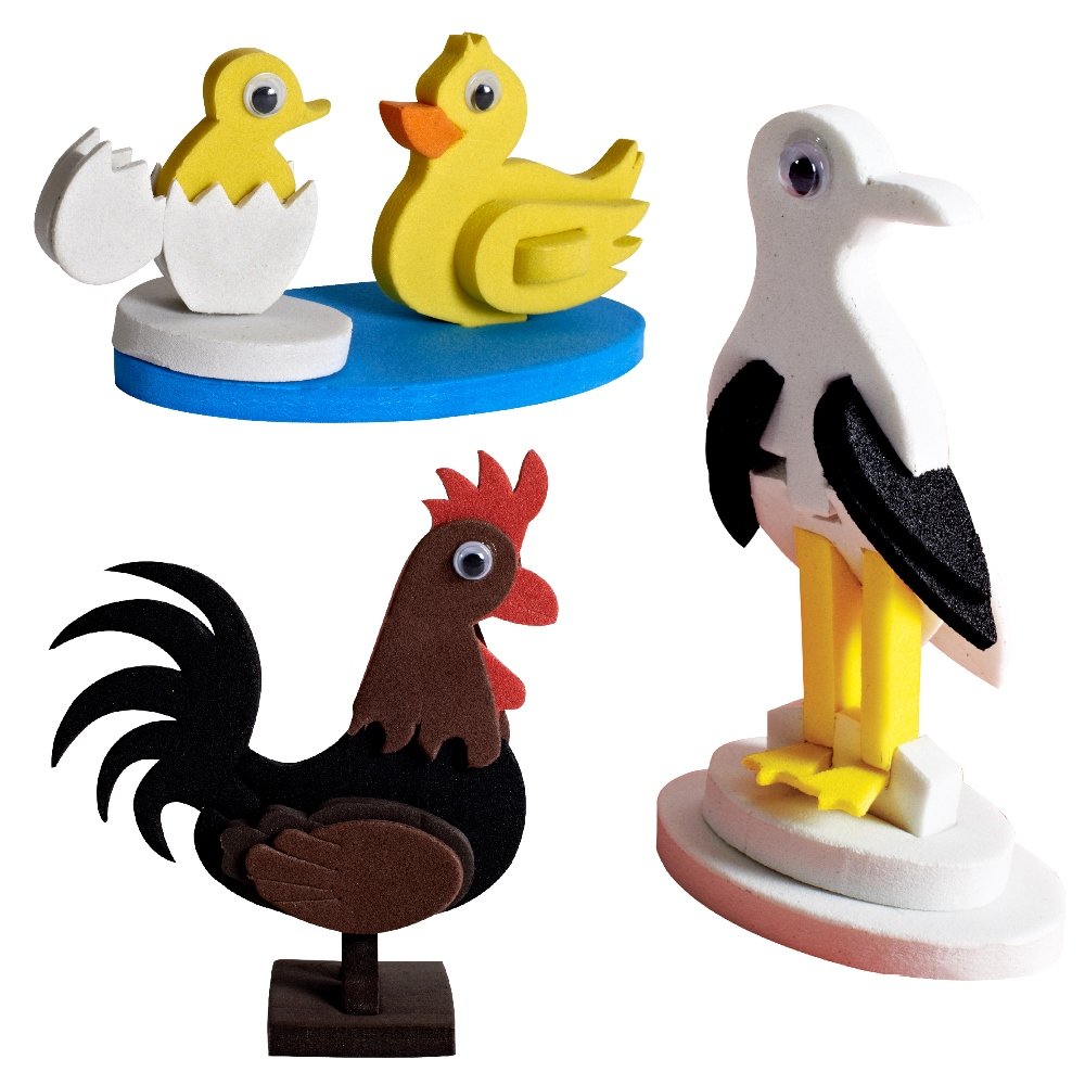 Imagimake Mapology Birds Around The World | Make 13 Miniature Models| 3D Puzzle for Kids | Birthday Gift for Girls & Boys | Educational Toys for 5,6,7,8,9 Years