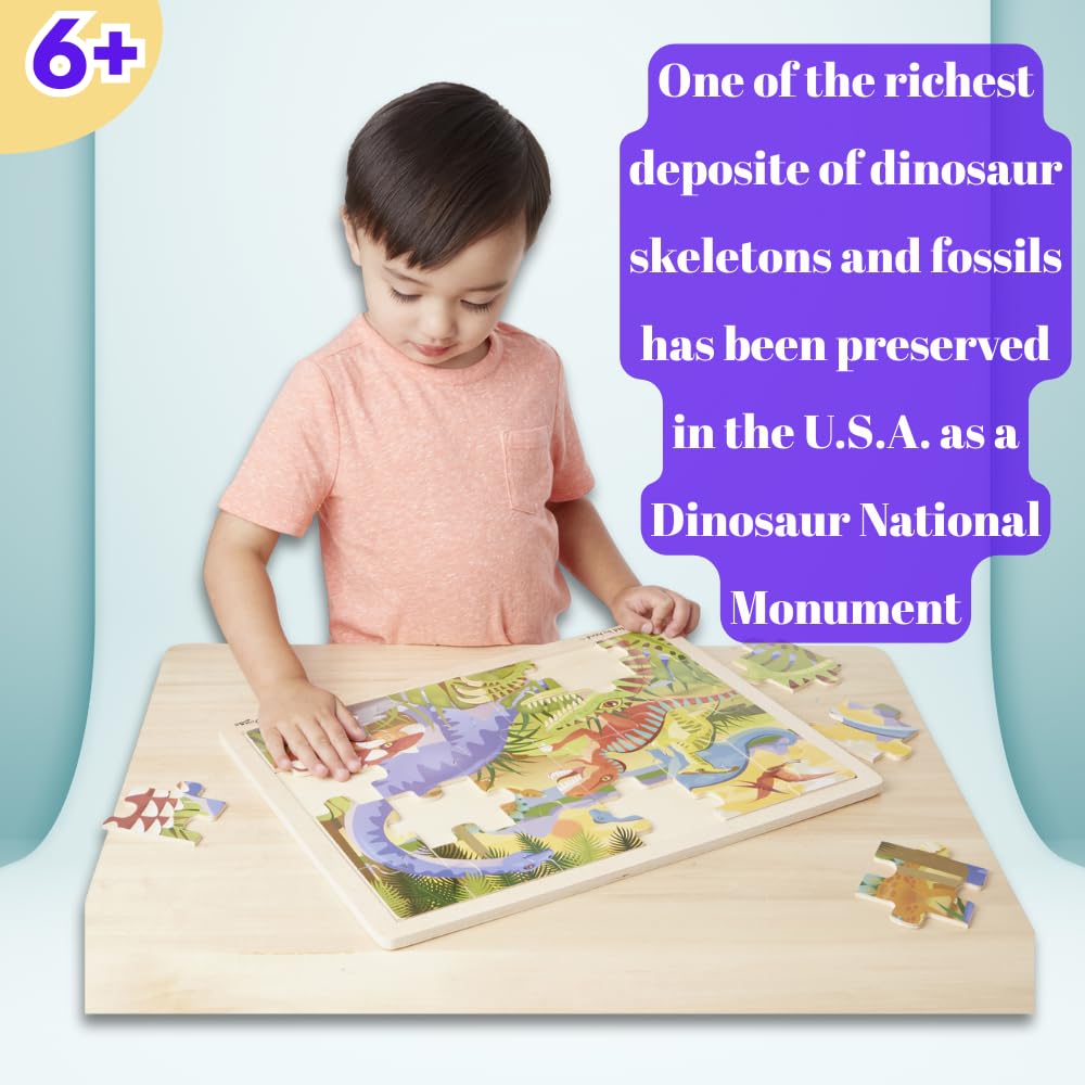 Creative's Kid Amazing Dinosaurs | Educational Jigsaw Puzzle | Enhance Fine Motor & Cognitive Skills | Develop Problem Solving Skills | Fun Learning Puzzle Game | 100 Piece Puzzles | Ages 6 & Up
