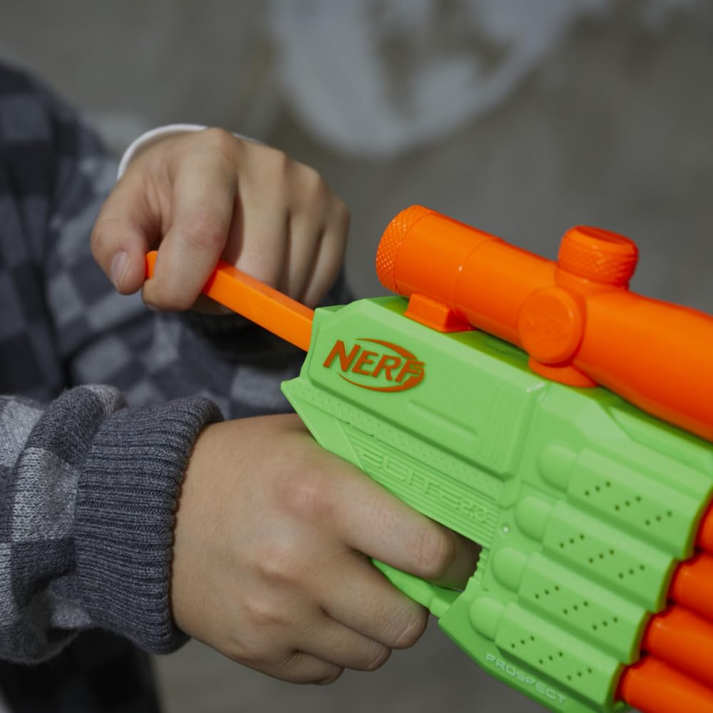 Nerf Elite 2.0 Face Off Target Set,Includes 2 Dart Blasters & Target & 12 Nerf Elite Darts,Toy Foam Blasters for Kids Outdoor Games,Multicolor
