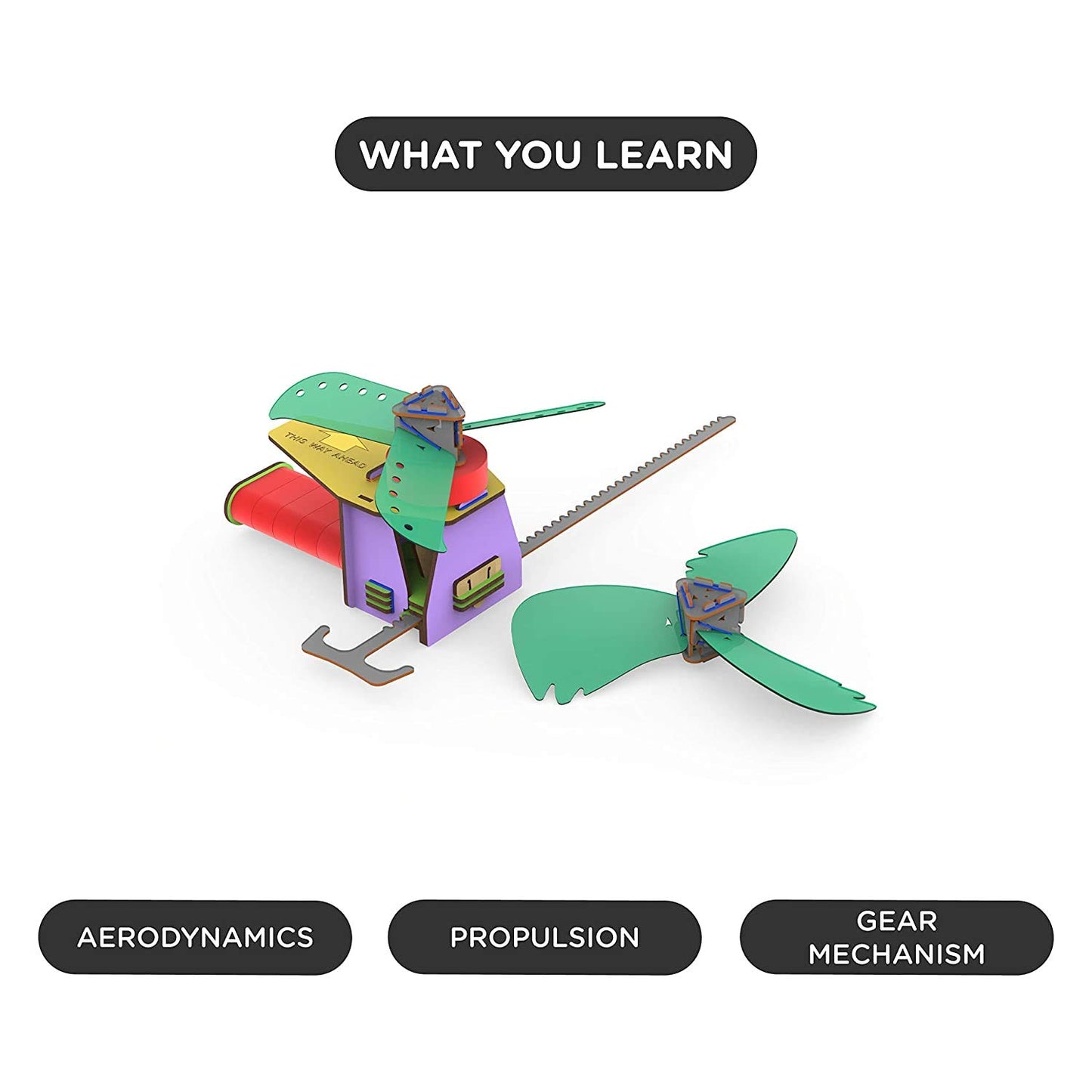 Gear Propeller Flying Machine, SMARTIVITY Activities for Smart Learning
