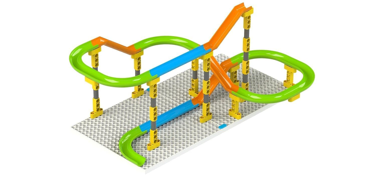 Kiti Kits Marble Run Design & Build Your Own Track 118 pcs Age 5 to 14 Years Players 1 and More