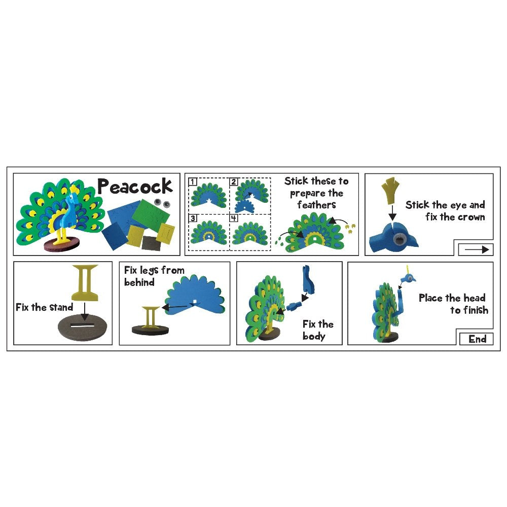 Imagimake Mapology Birds Around The World | Make 13 Miniature Models| 3D Puzzle for Kids | Birthday Gift for Girls & Boys | Educational Toys for 5,6,7,8,9 Years